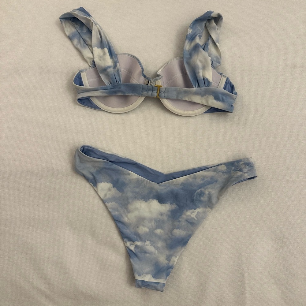 Weworewhat Cloud Print Bikini Set - image 2